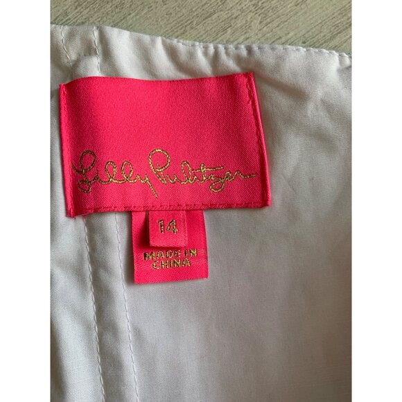 Lilly Pulitzer Tiffani Stretch dress Sz 14 - Picture 10 of 15